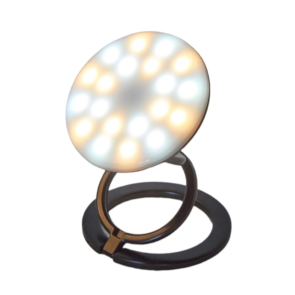 MagLink Pop Up Selfie Light in Black compact